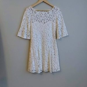 Free People Lace Bell Sleeve Dress Size 2